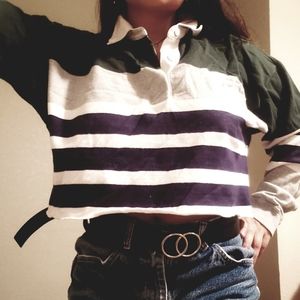 Long sleeve crop top